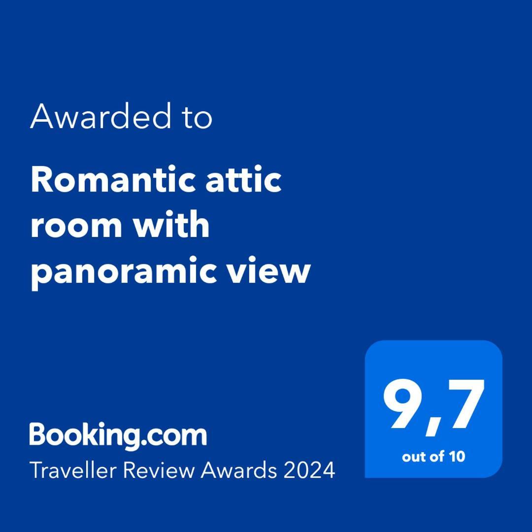 Romantic Attic Room With Panoramic View Болоня Екстериор снимка